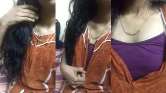 Image of Seductive mallu housewife in nighty reveals her nude beauty-Linkwallah.com