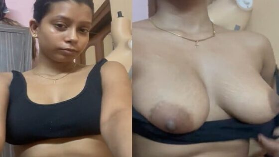 Image of Viral Desi Girl Selfie Video Shows Boobs desi52-Linkwallah.com