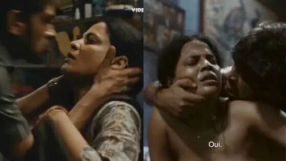 Image of Delhi Actress Priyankas Sensual Scene in Web Series-Linkwallah.com