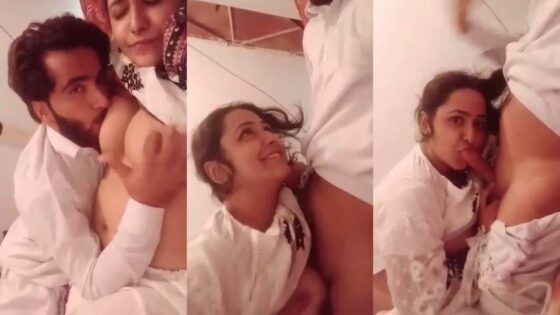 Image of Seductive Islamabad wife enjoys passionate sucking and blowjob-Linkwallah.com