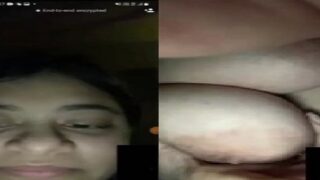 Image of Chubby Girlfriend Teases with Boobs in Village Sex Chat-Linkwallah.com