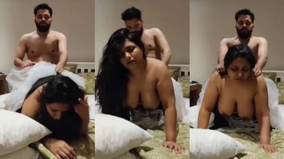 Image of Passionate First Night Busty Mallu Bride Sophias Wild Doggy Style-Linkwallah.com