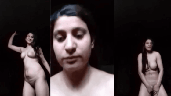 Image of Sensual Kashmiri Girl Stripping and Dancing Seductively-Linkwallah.com