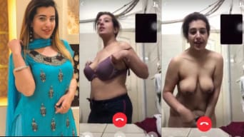 Image of Just Dropped Pakistani Influencer Haya Masood Khan Nude on Private Video Call Leak-Linkwallah.com