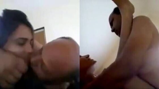 Image of OLD man kissing fucking young maid when wife away-Linkwallah.com