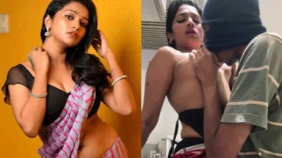 Image of Tamil Queen Lavanya Manickam sensual boobs suck viral-Linkwallah.com
