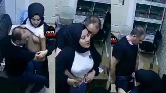 Image of Hot Turkish store girls boobs sucked by manager giving BJ-Linkwallah.com